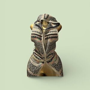 Small Monteau Black and Cream Knit Vest